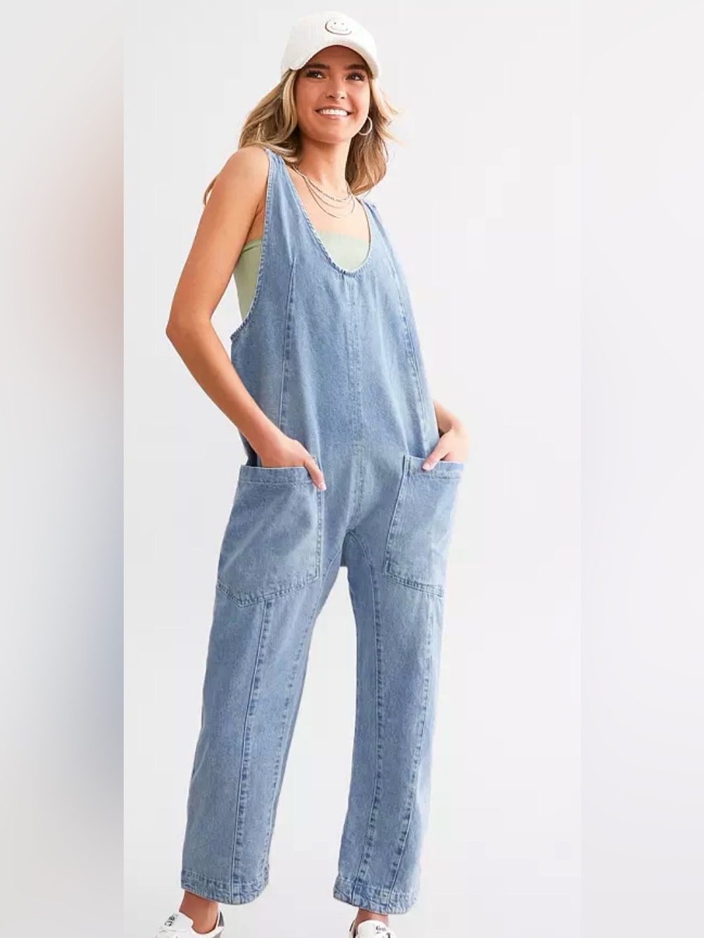 We the Free Roller Denim Jumpsuit